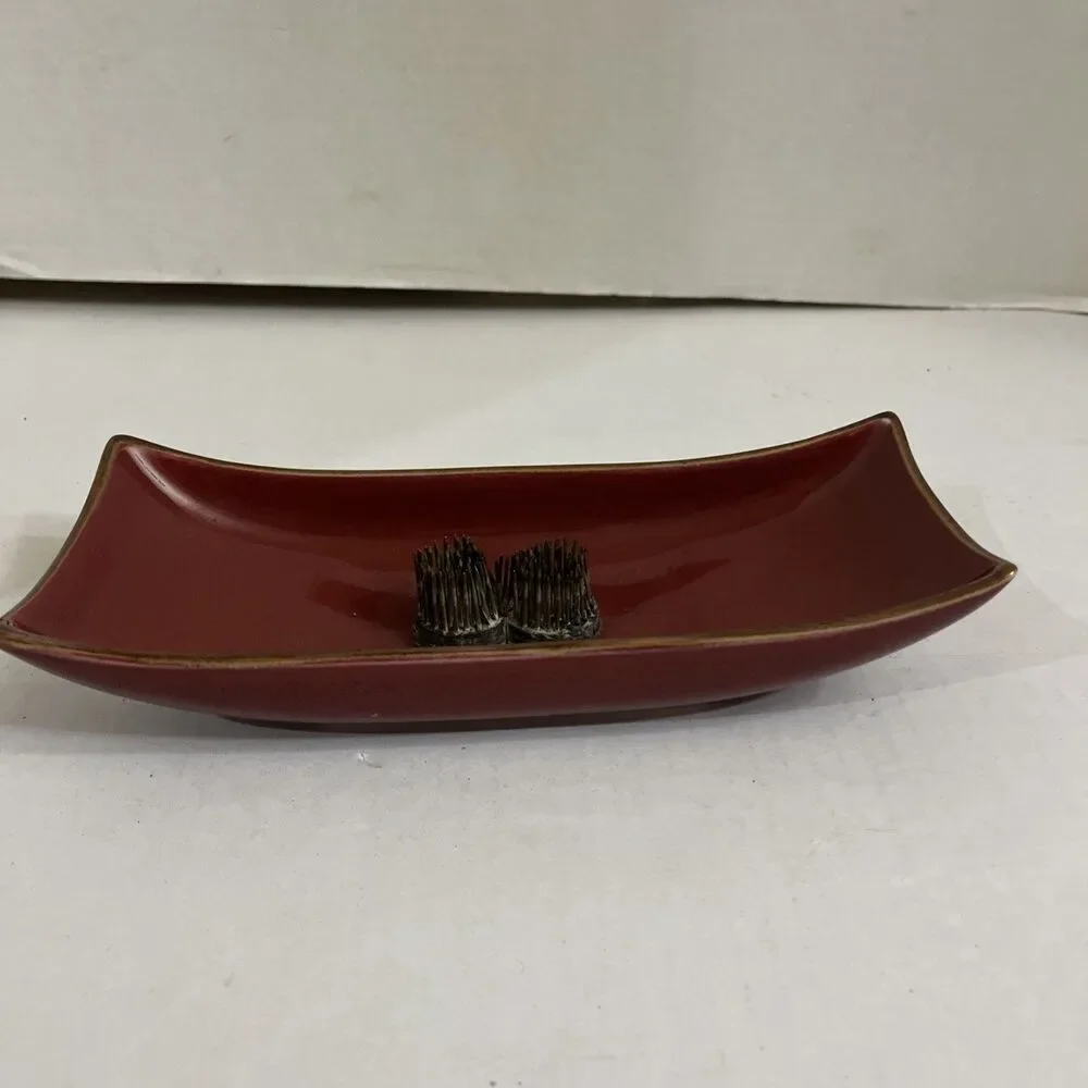 Coyote Roadhouse Ceramic Pottery Ikeban Vase Rectangular 10